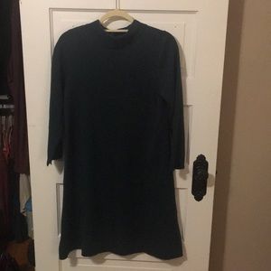 Loft Sweatshirt dress, dark teal